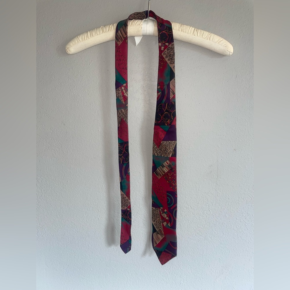Vintage Talbot Studio Abstract Tie silk